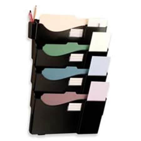 Paperperfect Starter Filing System- w-4-Pockets- 16-.63 in x4-.75 in x23-.50 in - BK PA523622